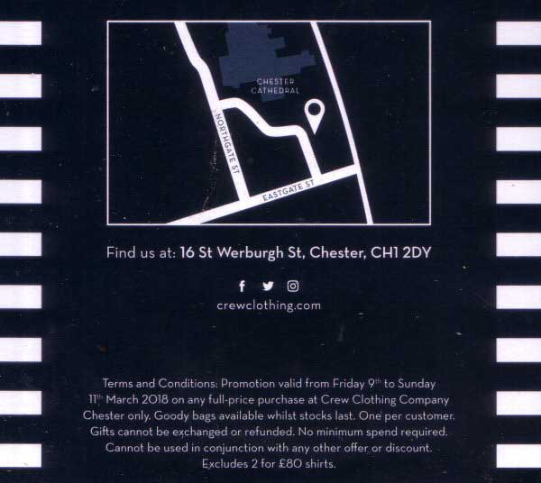 Chestertourist.com - Crewe Clothing St. Werburgh Street Page Three